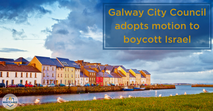 Galway City Council adopts motion to boycott Israel