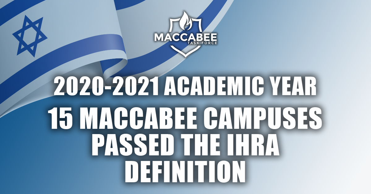 15 MTF Campuses passed IHRA definition
